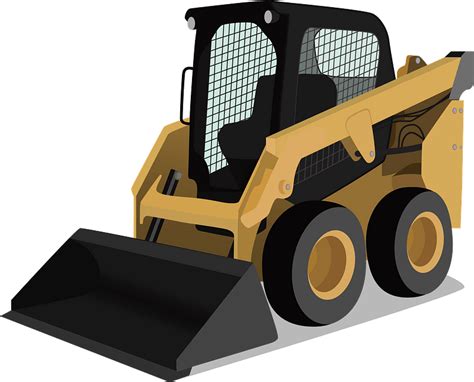 free cat track skid steer loader png clipart|skid steer silhouette clip art.